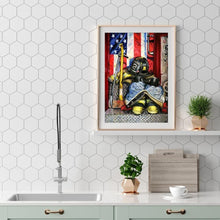 Charger l&#39;image dans la galerie, Drapeau national - peinture en diamant complet - 30x40cm
