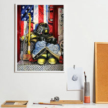 Charger l&#39;image dans la galerie, Drapeau national - peinture en diamant complet - 30x40cm
