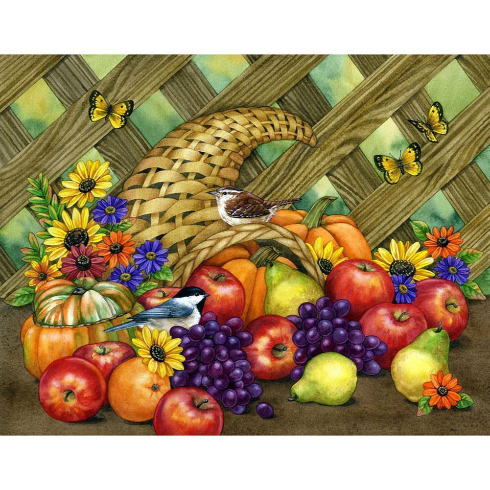 Oiseau - peinture en diamant complet - 40x30cm