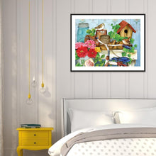 Charger l&#39;image dans la galerie, Oiseau - peinture en diamant complet - 40x30cm
