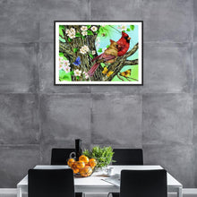 Charger l&#39;image dans la galerie, Oiseau - peinture en diamant complet - 40x30cm
