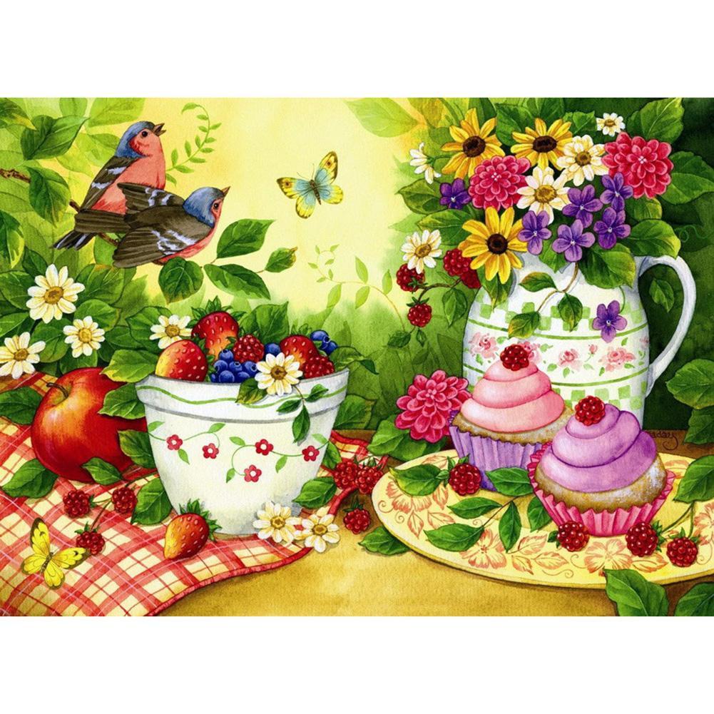 Oiseau - peinture en diamant complet - 40x30cm