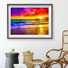 Charger l&#39;image dans la galerie, Paysage - diamant rond complet - 40x30cm
