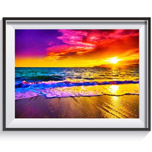 Charger l&#39;image dans la galerie, Paysage - diamant rond complet - 40x30cm
