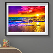 Charger l&#39;image dans la galerie, Paysage - diamant rond complet - 40x30cm
