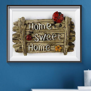 Sweet - diamant rond complet - 40x30cm