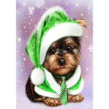 Charger l&#39;image dans la galerie, Chien - diamant rond complet - 30x40cm
