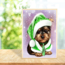 Charger l&#39;image dans la galerie, Chien - diamant rond complet - 30x40cm
