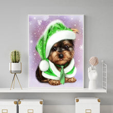 Charger l&#39;image dans la galerie, Chien - diamant rond complet - 30x40cm
