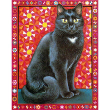 Charger l&#39;image dans la galerie, Chat - diamant rond complet - 30x40cm
