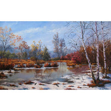 Charger l&#39;image dans la galerie, Paysage - diamant rond complet - 40x30cm

