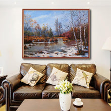 Charger l&#39;image dans la galerie, Paysage - diamant rond complet - 40x30cm
