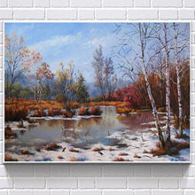 Charger l&#39;image dans la galerie, Paysage - diamant rond complet - 40x30cm
