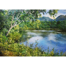 Charger l&#39;image dans la galerie, Paysage - diamant rond complet - 40x30cm
