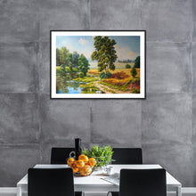 Charger l&#39;image dans la galerie, Paysage - diamant rond complet - 40x30cm
