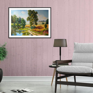 Paysage - diamant rond complet - 40x30cm