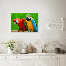 Charger l&#39;image dans la galerie, Perroquet - diamant rond complet - 30x40cm
