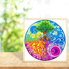 Charger l&#39;image dans la galerie, Mandala - diamant rond complet - 30x30cm
