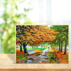 Arbre - diamant rond complet - 30x40cm