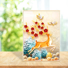 Charger l&#39;image dans la galerie, Élan - diamant rond complet - 30x40cm
