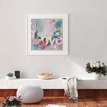 Charger l&#39;image dans la galerie, Love - peinture diamant - 40x40cm
