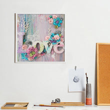 Charger l&#39;image dans la galerie, Love - peinture diamant - 40x40cm
