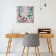 Charger l&#39;image dans la galerie, Love - peinture diamant - 40x40cm
