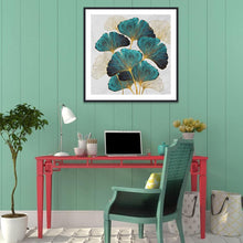 Charger l&#39;image dans la galerie, Feuille - diamant rond complet - 40x40cm
