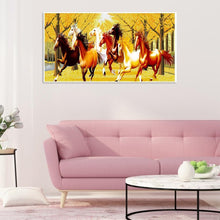 Charger l&#39;image dans la galerie, Cheval - diamant rond complet - 55x100cm
