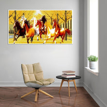 Charger l&#39;image dans la galerie, Cheval - diamant rond complet - 55x100cm
