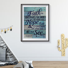 Charger l&#39;image dans la galerie, Lettre - diamant rond complet - 40x30cm
