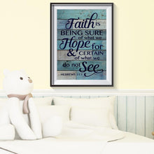 Charger l&#39;image dans la galerie, Lettre - diamant rond complet - 40x30cm
