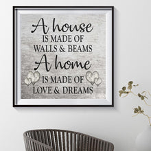 Charger l&#39;image dans la galerie, Lettre - diamant rond complet - 30x30cm
