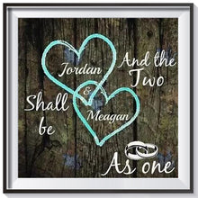 Charger l&#39;image dans la galerie, Lettre - diamant rond complet - 30x30cm
