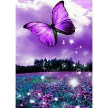 Charger l&#39;image dans la galerie, Papillon - peinture en diamant complet - 40x30cm
