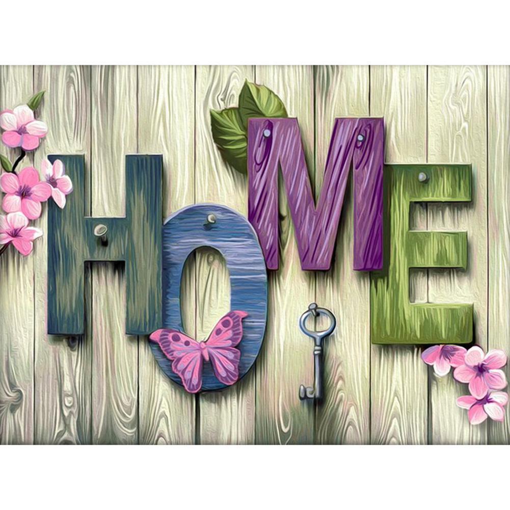 Lettres - peinture en diamant complet - 30x40cm