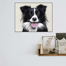 Charger l&#39;image dans la galerie, Chien - diamant rond complet - 30x40cm
