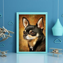 Charger l&#39;image dans la galerie, Chien - diamant rond complet - 30x40cm
