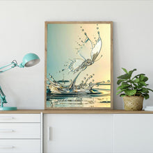 Charger l&#39;image dans la galerie, Papillon d’eau - diamant rond complet - 30x40cm
