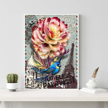 Charger l&#39;image dans la galerie, Timbre - diamant rond complet - 30x40cm
