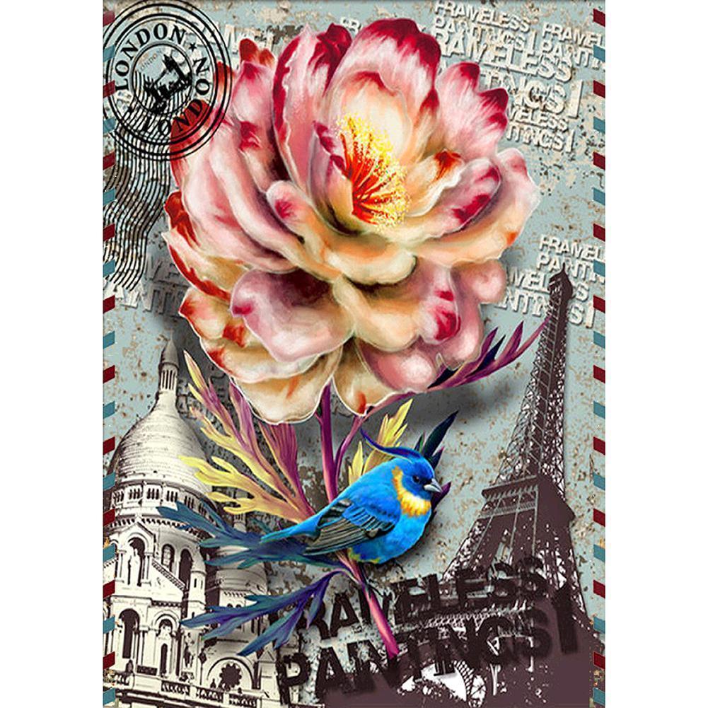 Timbre - diamant rond complet - 30x40cm