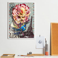 Charger l&#39;image dans la galerie, Timbre - diamant rond complet - 30x40cm
