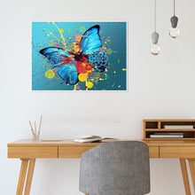 Charger l&#39;image dans la galerie, Papillon - diamant rond complet - 30x40cm
