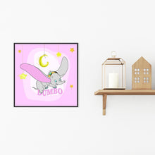 Charger l&#39;image dans la galerie, Dumbo - diamant rond complet - 30x30cm
