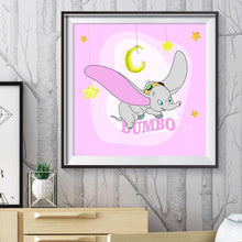 Charger l&#39;image dans la galerie, Dumbo - diamant rond complet - 30x30cm
