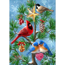 Charger l&#39;image dans la galerie, Oiseau - diamant rond complet - 30x40cm

