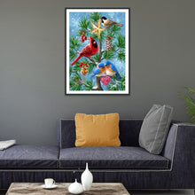 Charger l&#39;image dans la galerie, Oiseau - diamant rond complet - 30x40cm
