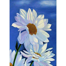 Charger l&#39;image dans la galerie, Fleur - diamant rond complet - 30x40cm

