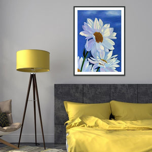 Fleur - diamant rond complet - 30x40cm