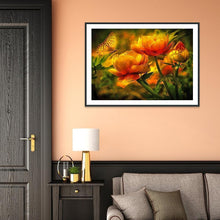 Charger l&#39;image dans la galerie, Fleur - diamant rond complet - 30x40cm
